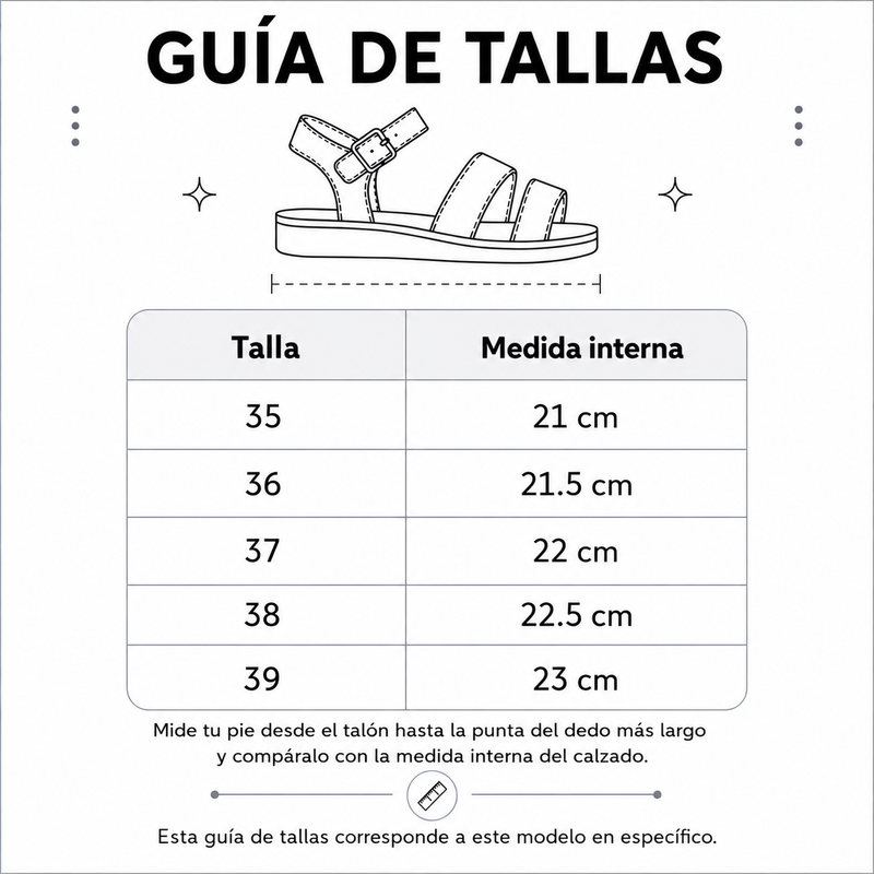 Guía de tallas