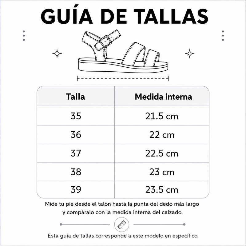 Guía de tallas