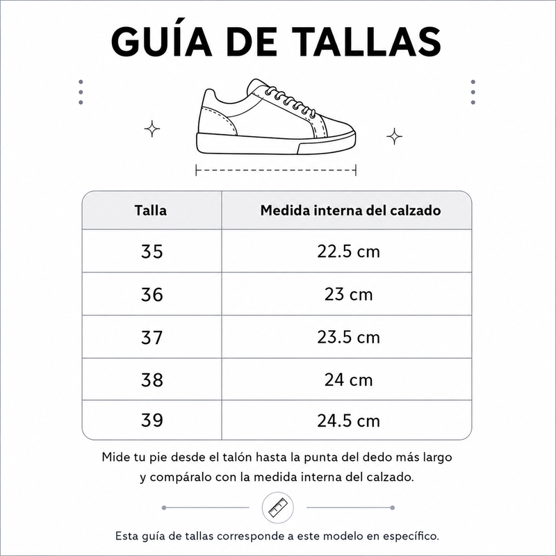Guía de tallas