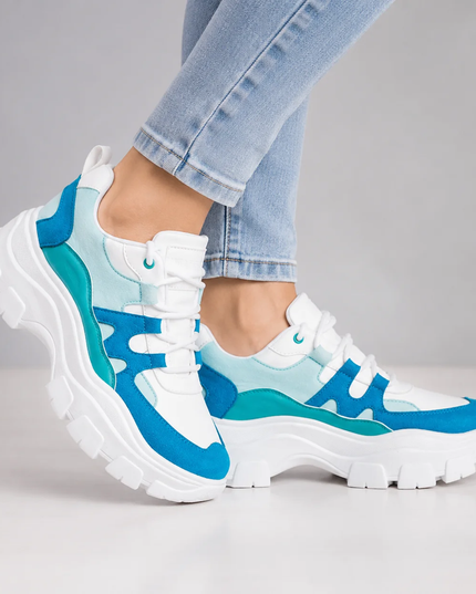 Zapatillas Urbanas Mujer Andorra - Celeste