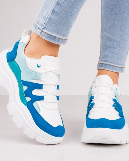 Zapatillas Urbanas Mujer Andorra - Celeste
