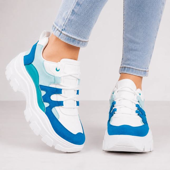 Zapatillas Urbanas Mujer Andorra - Celeste