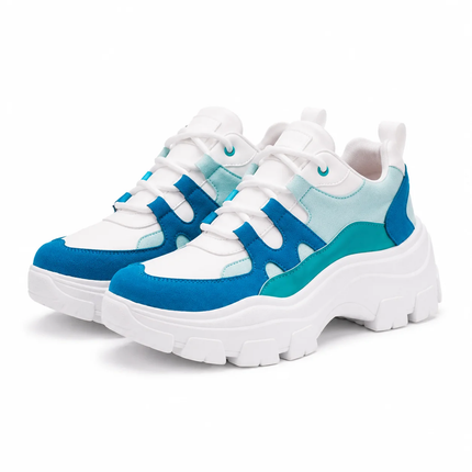 Zapatillas Urbanas Mujer Andorra - Celeste