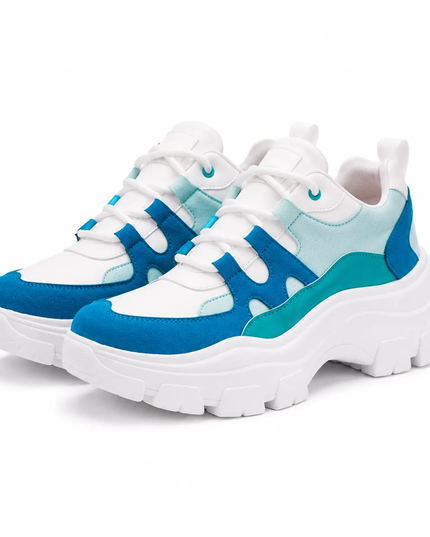 Zapatillas Urbanas Mujer Andorra - Celeste