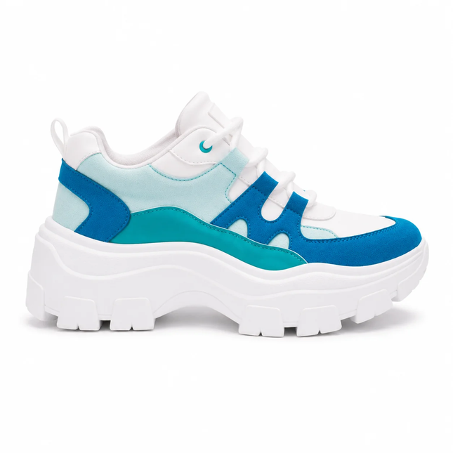Zapatillas Urbanas Mujer Andorra - Celeste