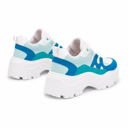 Zapatillas Urbanas Mujer Andorra - Celeste