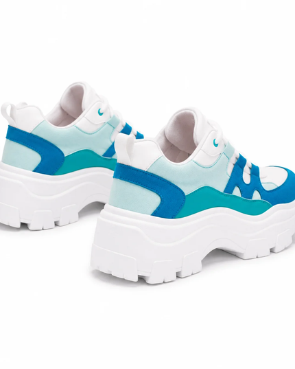 Zapatillas Urbanas Mujer Andorra - Celeste
