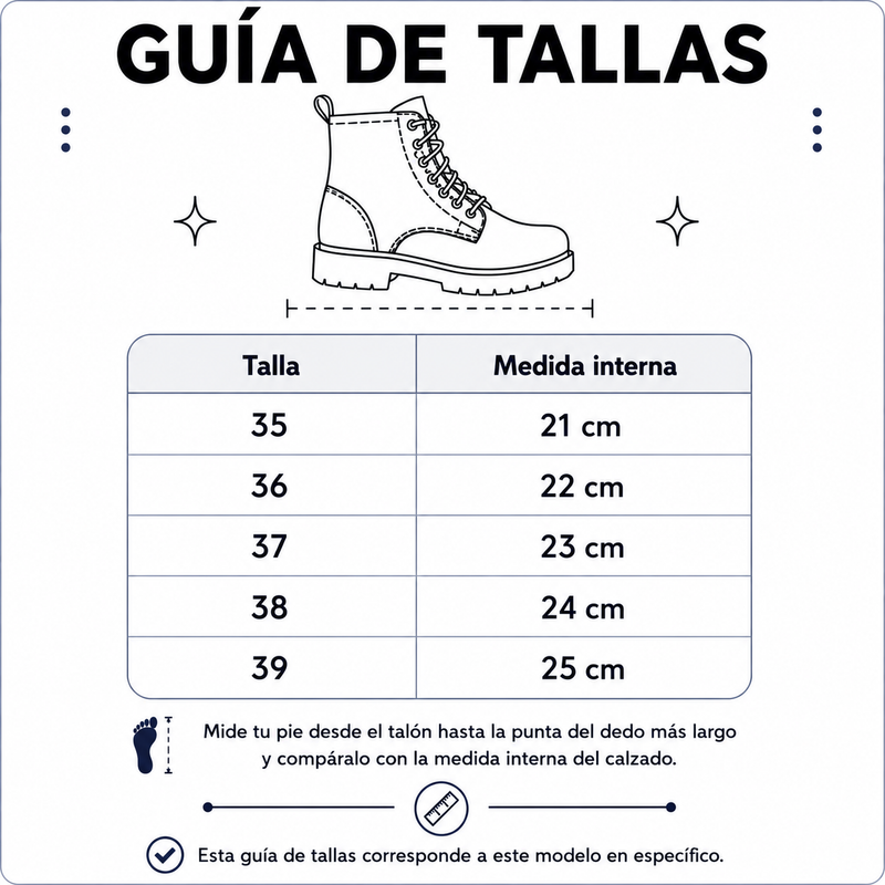 Guía de tallas