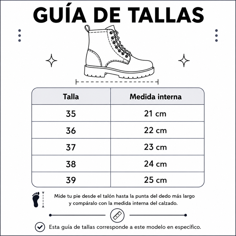Guía de tallas