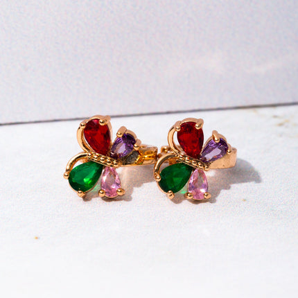 Aretes - Mariposa Colores - Tienda Nébula