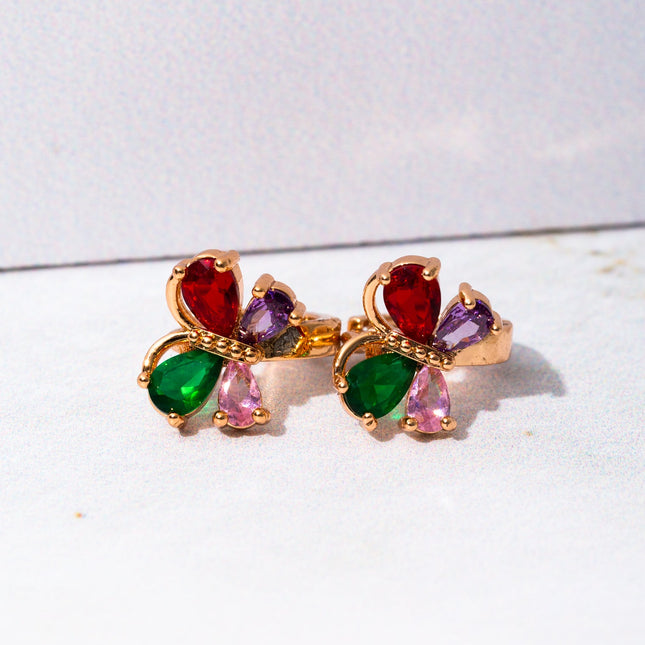 Aretes - Mariposa Colores - Tienda Nébula