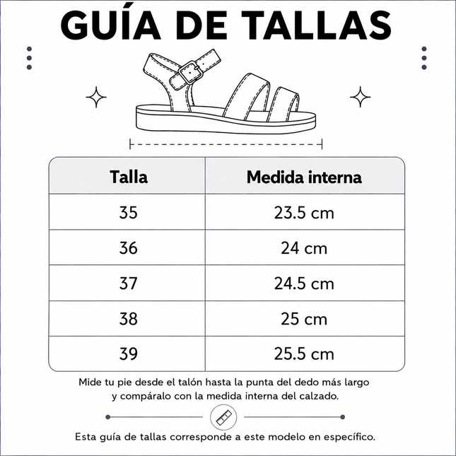 Sandalias Casuales Mujer Asmara - Negro