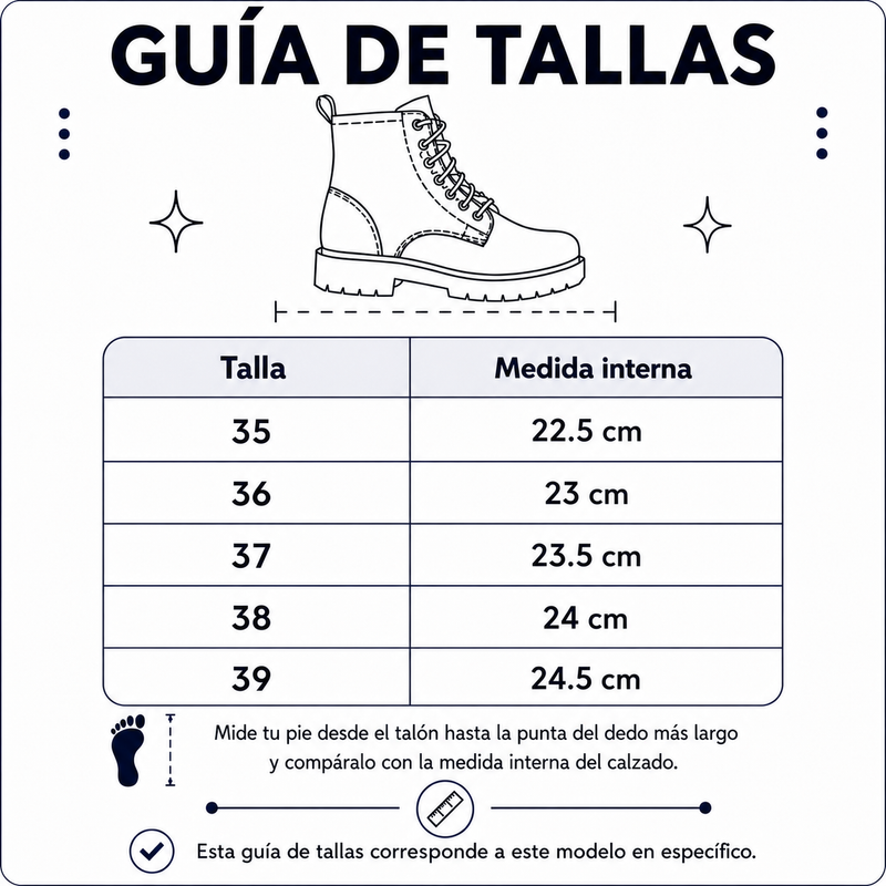 Guía de tallas