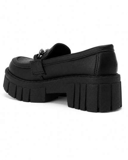 Mocasines Mujer Antalya - Negro Serpiente
