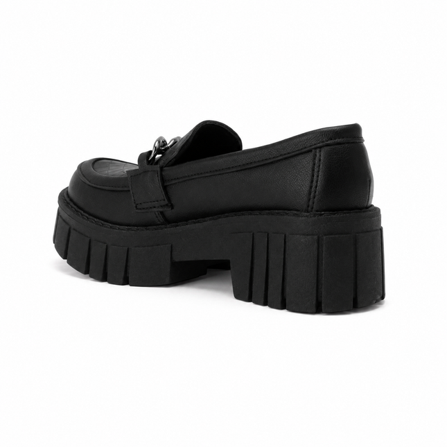 Mocasines Mujer Antalya - Negro Serpiente