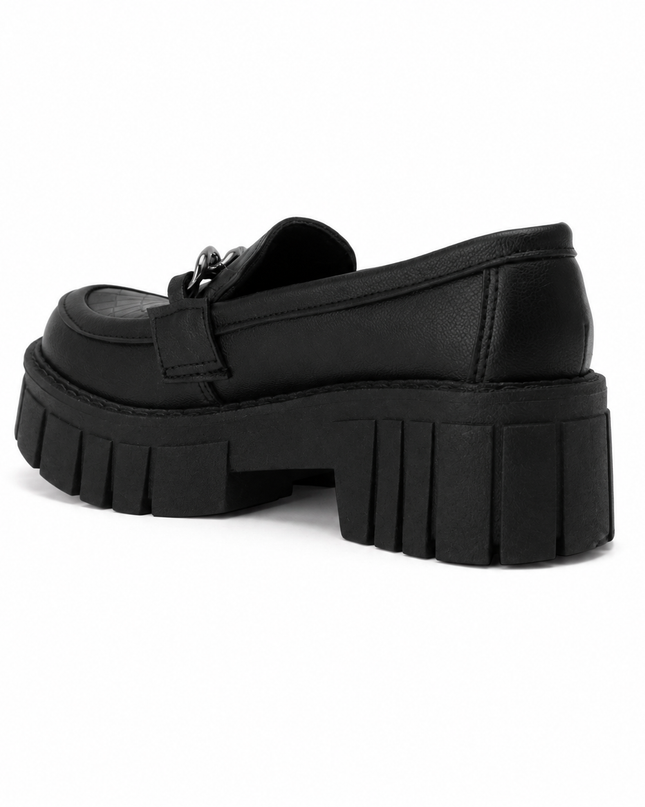 Mocasines Mujer Antalya - Negro Serpiente