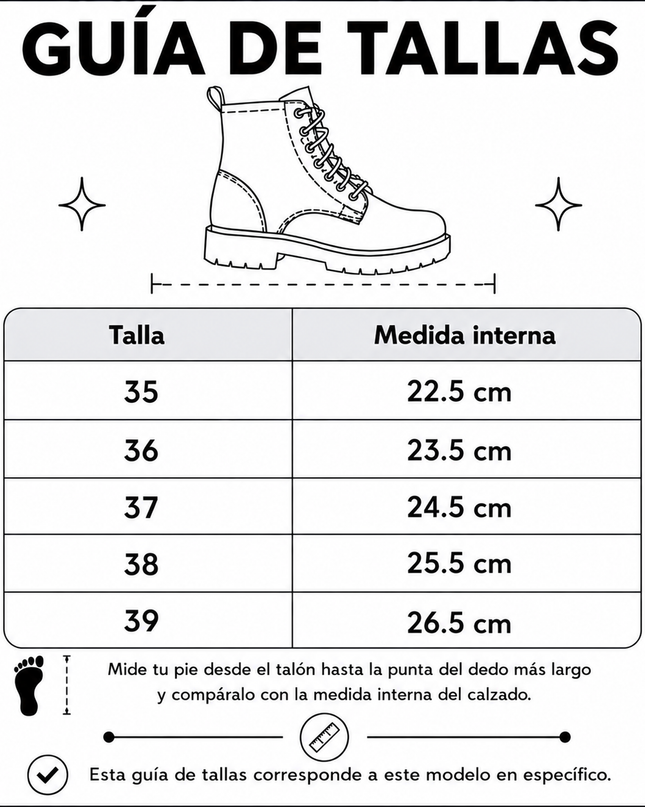 Botas Mujer Baku - Negro
