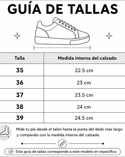 Zapatillas Urbanas Mujer Bampox - Blanco