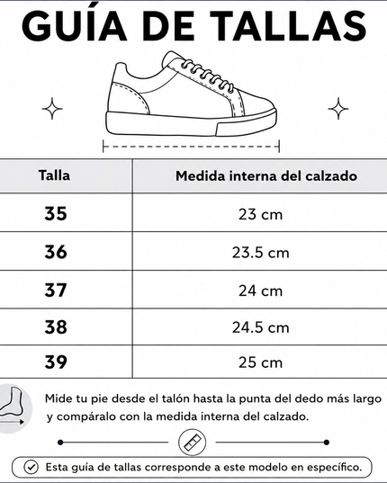 Zapatillas Urbanas Mujer Bangalore - Negro