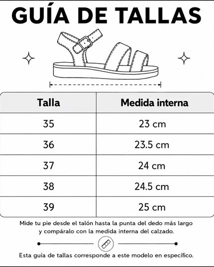 Sandalias Casuales Mujer Banjul - Negro
