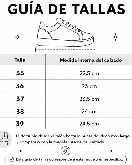 Zapatillas Urbanas Mujer Barein - Blanco Con Negro