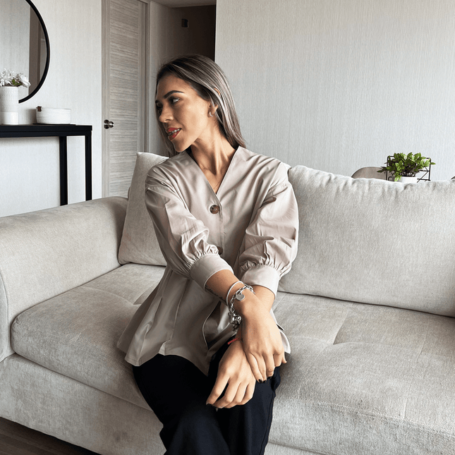 Blusa Ainoa - Beige - Tienda Nébula