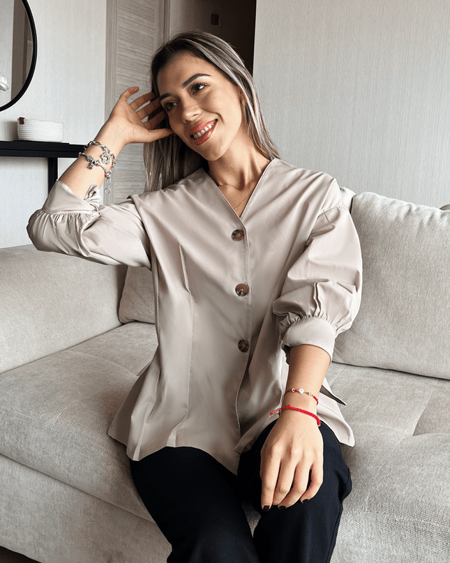Blusa Ainoa - Beige - Tienda Nébula