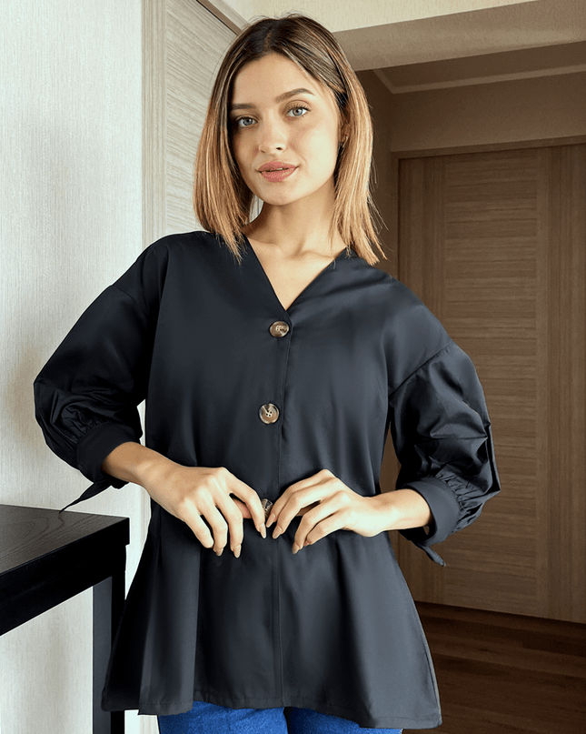 Blusa Ainoa - Negro - Tienda Nébula