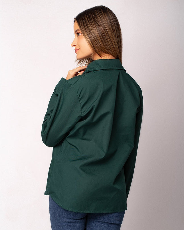 Blusa Casell - Verde Botella - Tienda Nébula