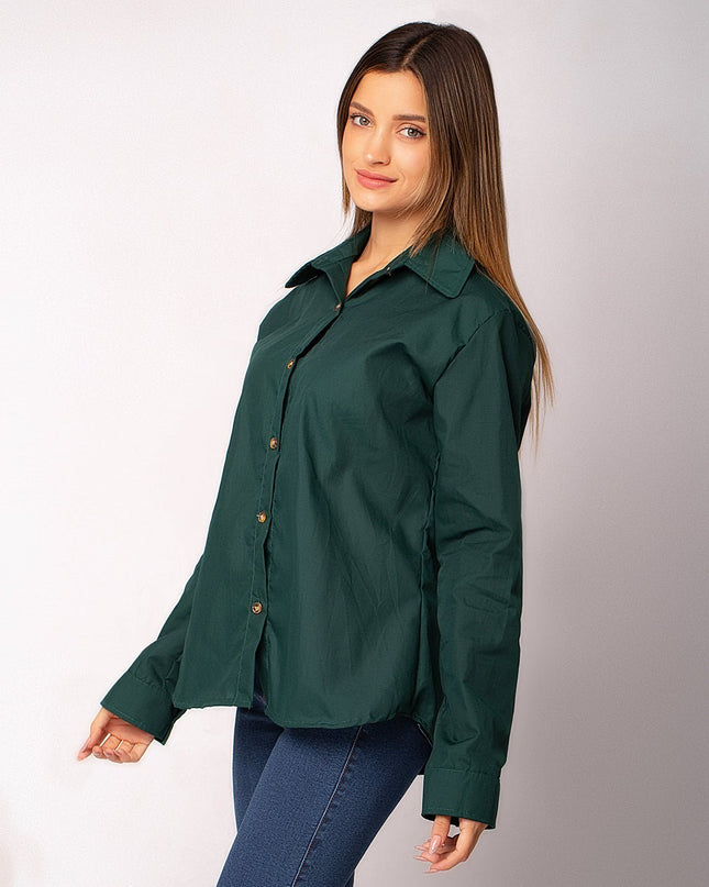Blusa Casell - Verde Botella - Tienda Nébula