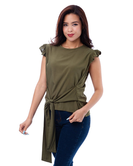 Blusa Eila - Verde Oscuro - Tienda Nébula