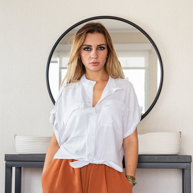 Blusa Emy - Blanco - Tienda Nébula