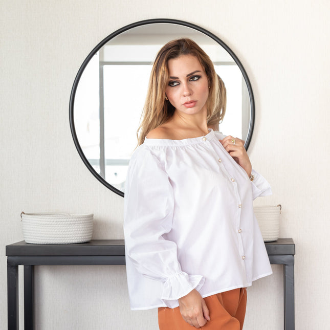 Blusa Grettel - Blanco - Tienda Nébula
