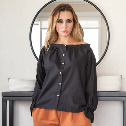 Blusa Grettel - Negro - Tienda Nébula