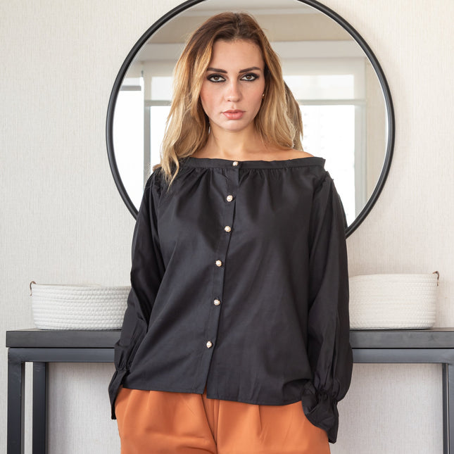 Blusa Grettel - Negro - Tienda Nébula