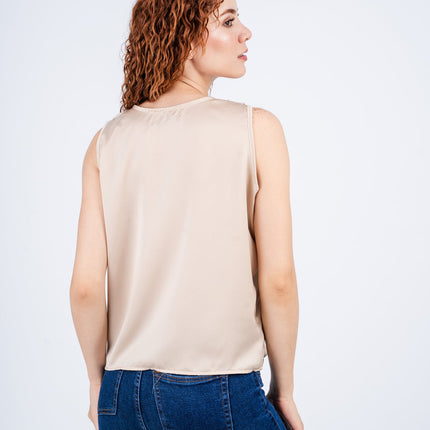 Blusa Jhenzi - Beige - Tienda Nébula