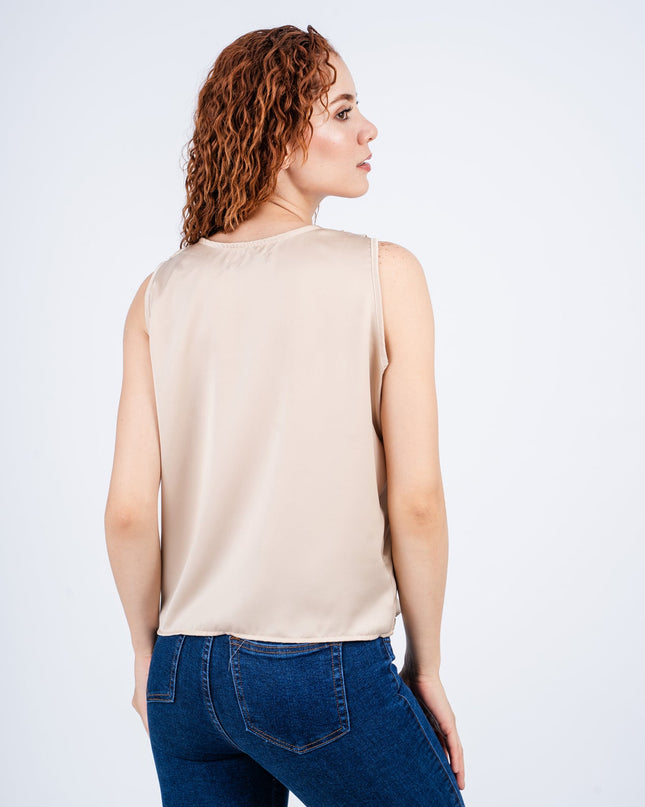 Blusa Jhenzi - Beige - Tienda Nébula