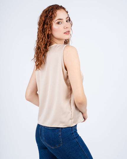 Blusa Jhenzi - Beige - Tienda Nébula