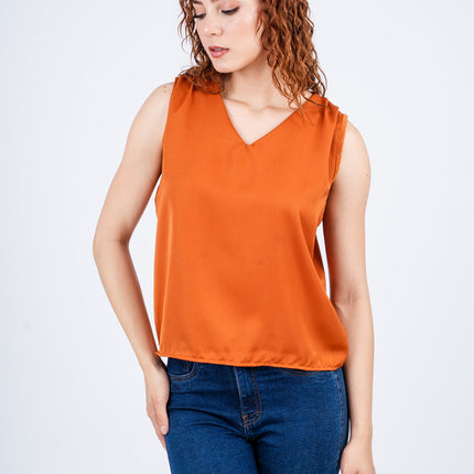 Blusa Jhenzi - Camel - Tienda Nébula