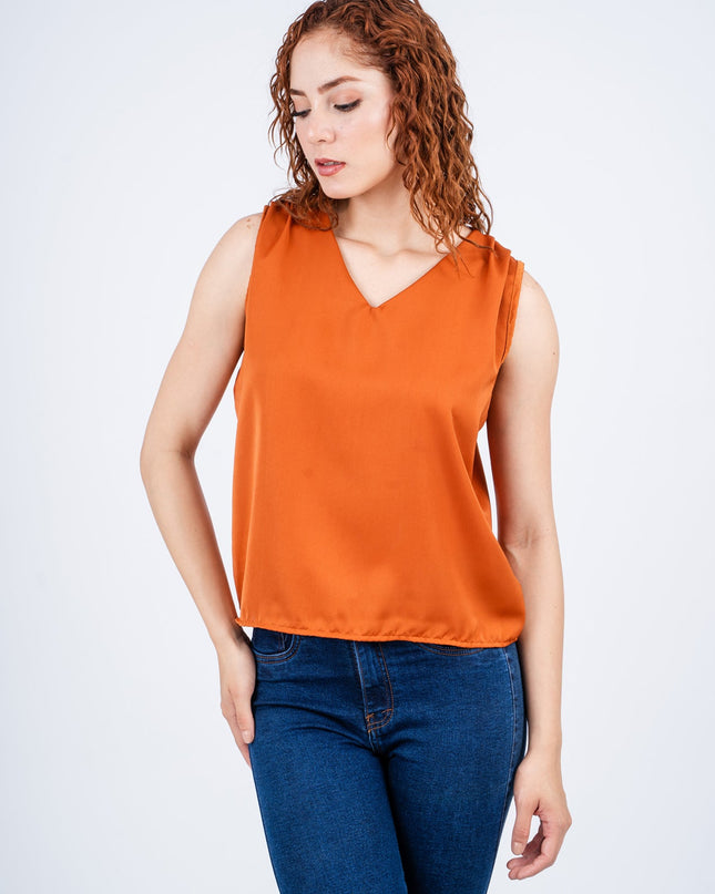 Blusa Jhenzi - Camel - Tienda Nébula