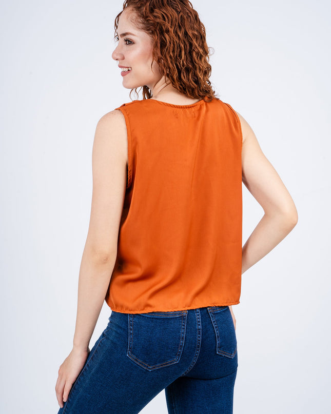 Blusa Jhenzi - Camel - Tienda Nébula