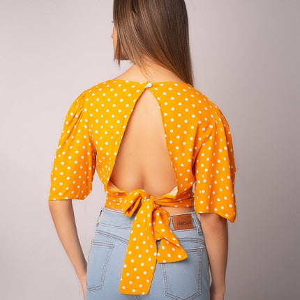 Blusa Katalina 2.0 - Mostaza - Tienda Nébula