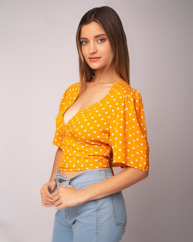 Blusa Katalina 2.0 - Mostaza - Tienda Nébula