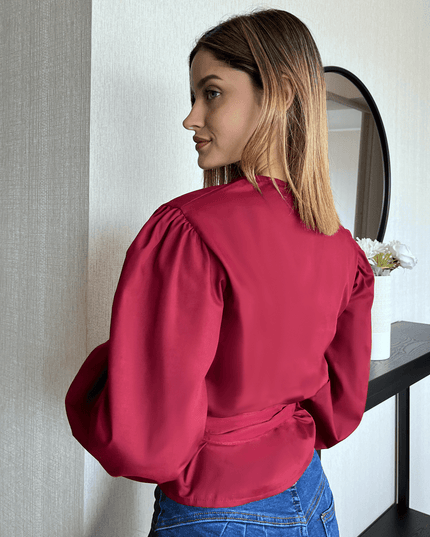 Blusa Katrina - Guinda - Tienda Nébula