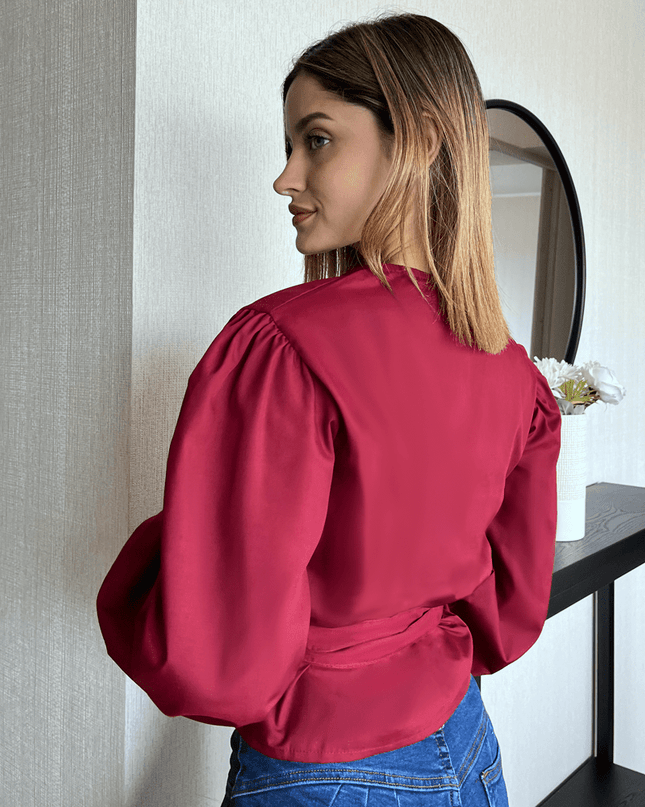 Blusa Katrina - Guinda - Tienda Nébula