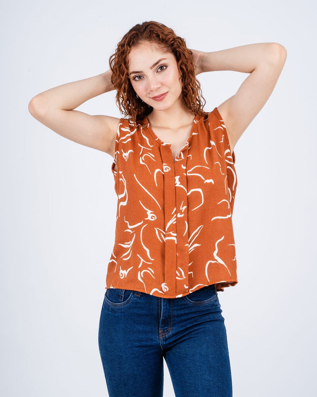 Blusa Liaf - Camel - Tienda Nébula