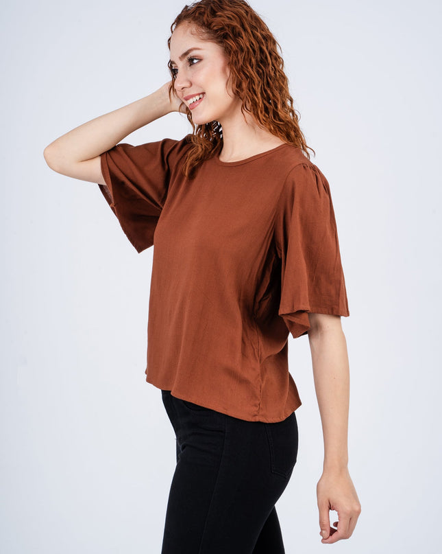 Blusa Lixa - Marrón - Tienda Nébula