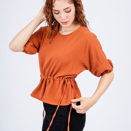 Blusa Madiany - Camel - Tienda Nébula