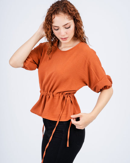 Blusa Madiany - Camel - Tienda Nébula