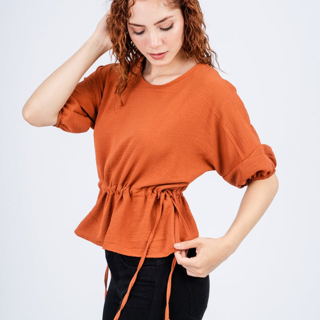 Blusa Madiany - Camel - Tienda Nébula